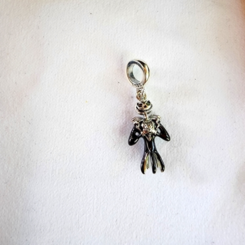 New the Nightmare before Christmas Jack silver dangle charm for Pandora bracelet